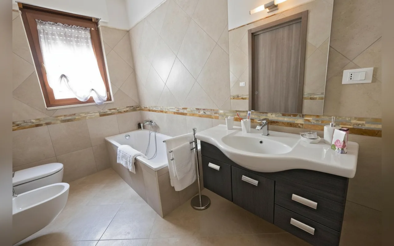 Camera con bagno privato — B&B Monte Castello, Villa Castelli (Puglia) (foto 37)